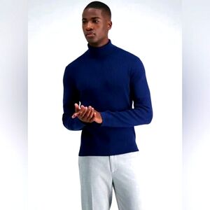 NWOT HAGGAR Long Sleeve Turtleneck Sweater XL